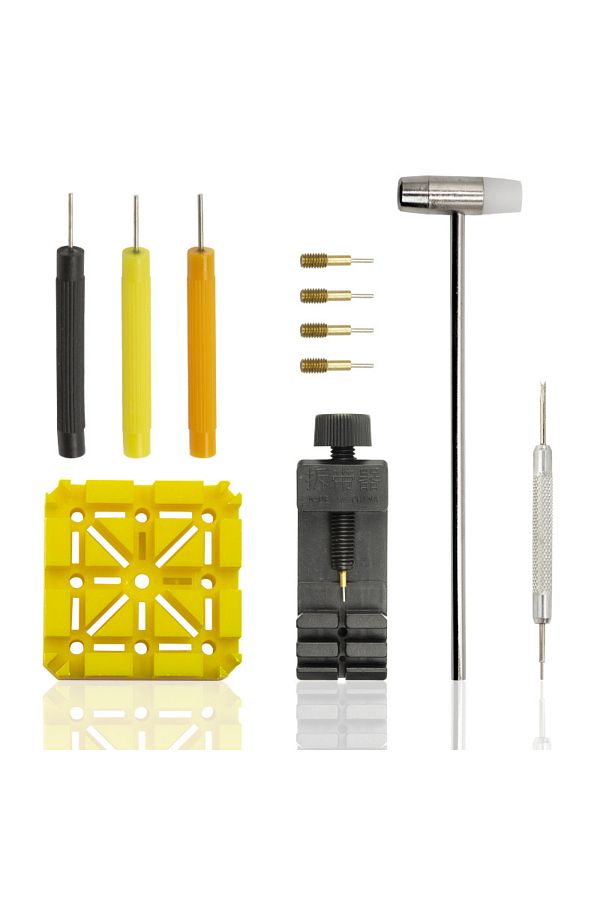 Choice 11 Pcs Watch Repair Tool Set Watch Link Band Slit Strap Bracelet Chain Pin Remover Adjuster Tool Trendyol