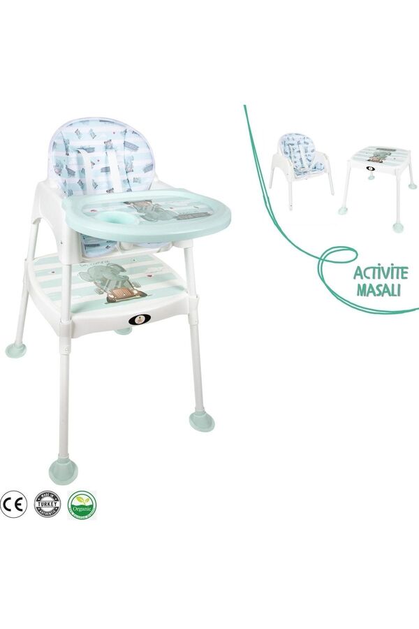 Baby Roys 3in1 Çalışma Masalı Mama Sandalyesi