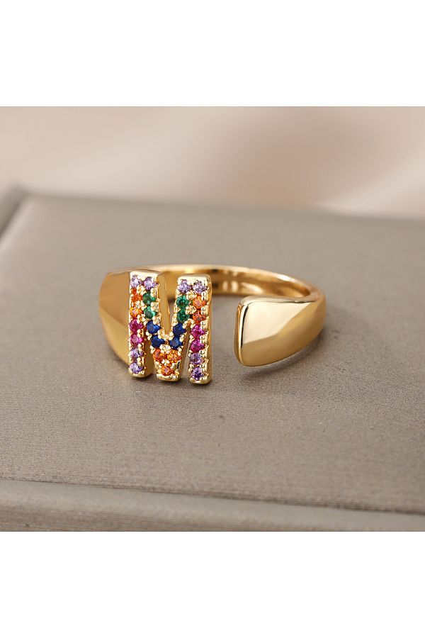 Rings with initials cheap deals