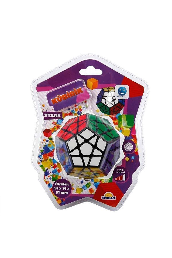 Sunman-Smile Games Cubic Stars Megaminx Pentagonal Rubik Mind And Intelligence Cube Game 1