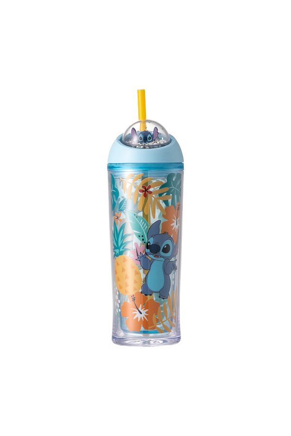 Miniso-MINISO Lilo & Stitch Collection Water Bottle (385mL)(Stitch) 1