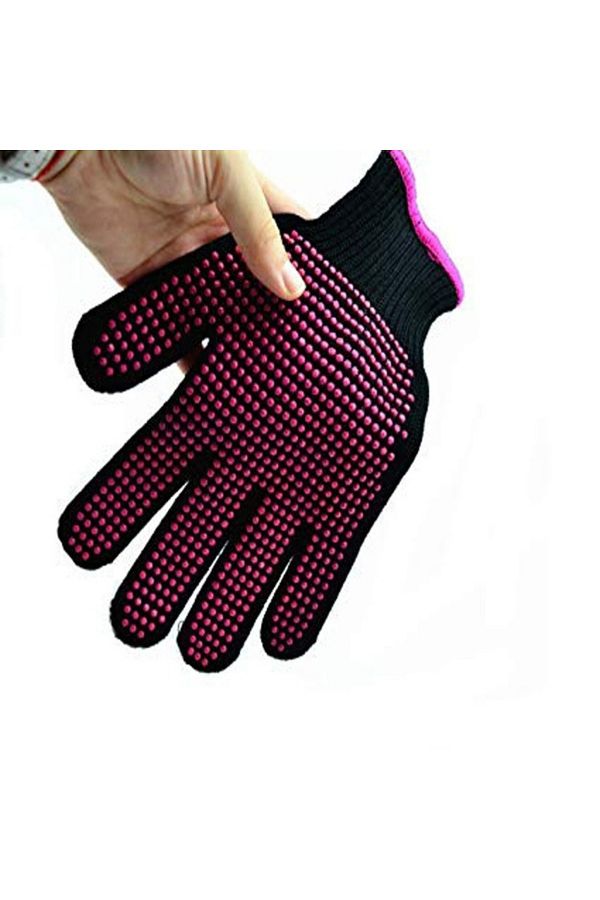 Choice New Double sided Hair Straightener Curling Tong Hairdressing Heat Resistant Finger Gloves Hair Sa. Trendyol