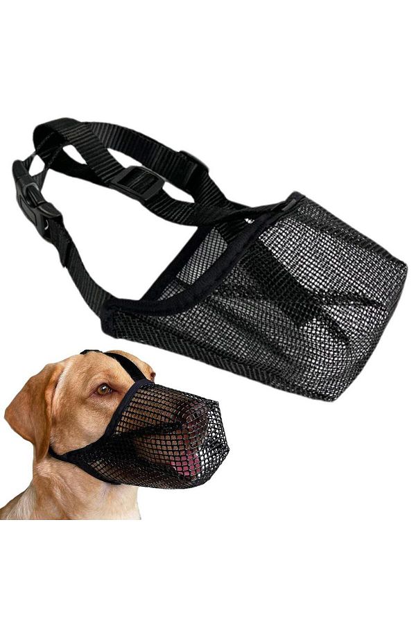 Choice-Pet Dog Muzzles Adjustable Breathable Dog Mouth Cover Anti Bark Bite Mesh Dogs Mouth Muzzle Mask ... 1