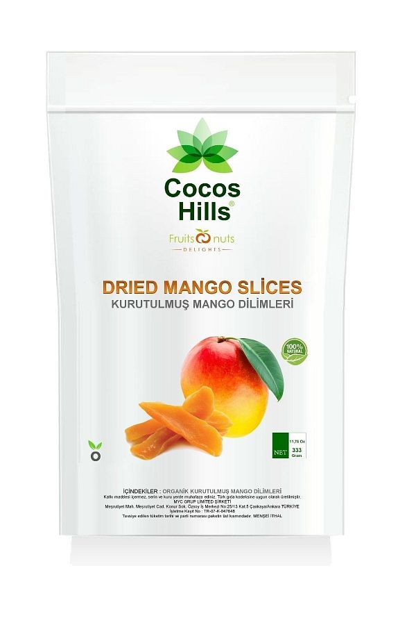 Cocos Hills-Dried Mango Slices Dried Mango Slices 333 grams 1