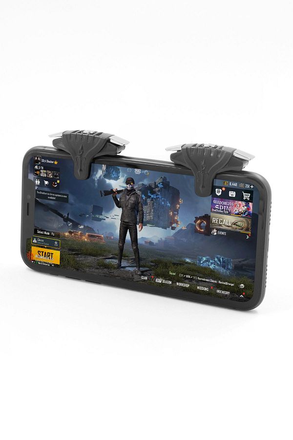 Jopus-Pubg Trigger Device Mobile Game Mechanical Metal Fire Button - Black 1