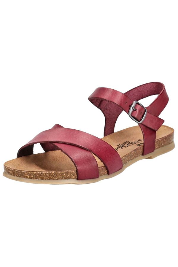 Cosmos Comfort Sandals Red Flat Trendyol