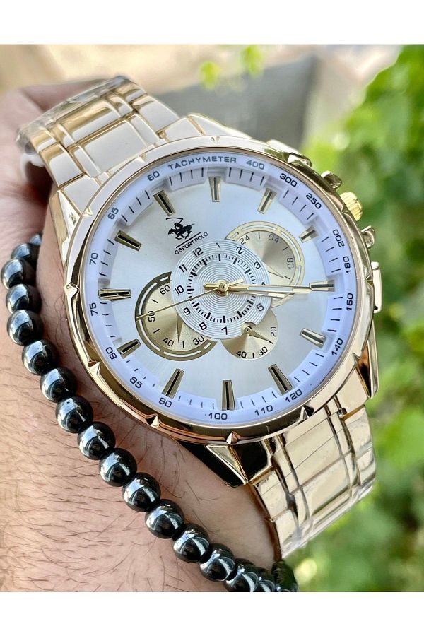 G Sport POLO G sport Polo 3 Men s Wristwatch with Bracelet Gift G sport Polo Gift Watch