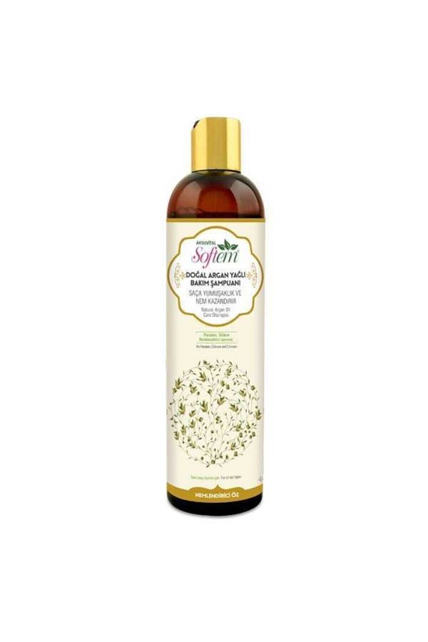 Softem-400 Ml Argan Oil Hair Care Shampoo - in Herbland Store 1