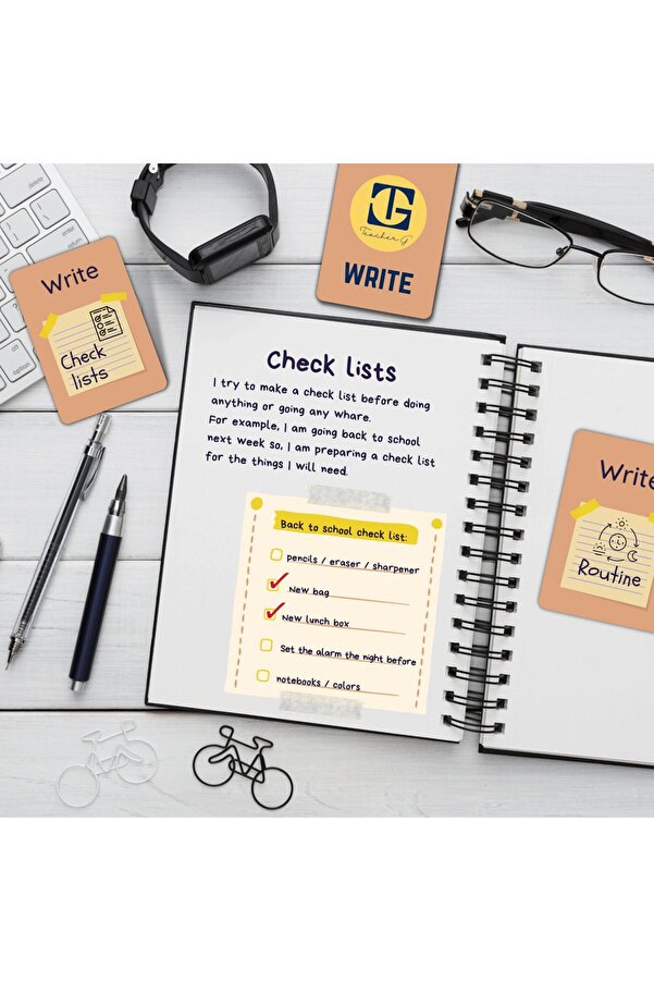 Teacherg game Ingilizce Yazma Kartarı ( Writing Cards )