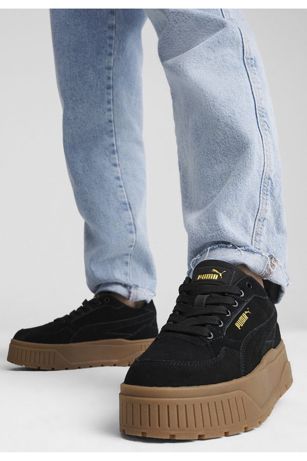 Puma Karmen II Idol Zebra Patterned Suede Sneakers Trendyol