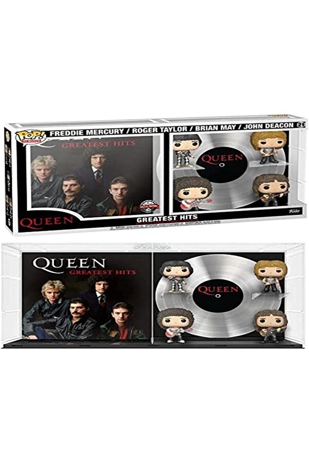 Funko Deluxe Pop Figür: Albums: Queen- Greatest Hits (MT), Çok Renkli