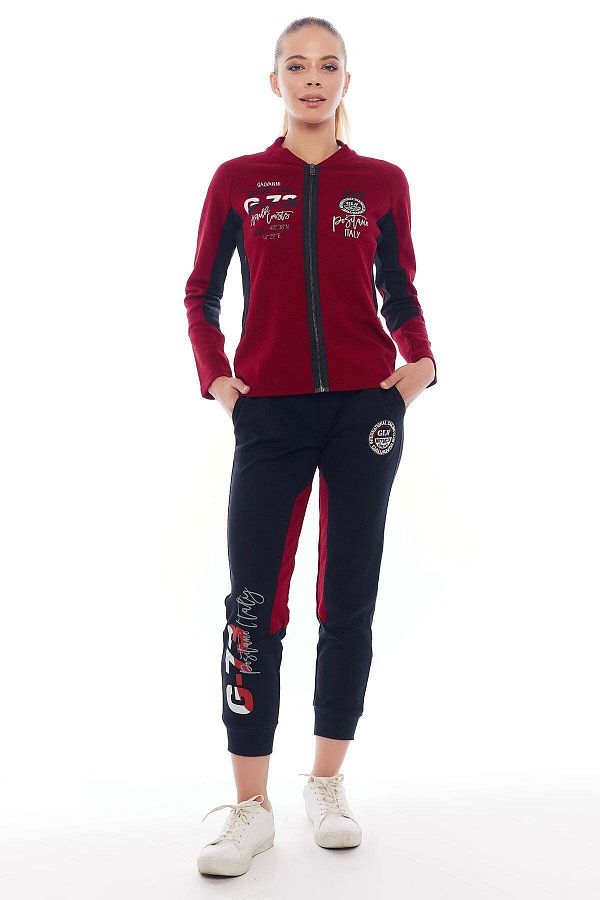 Galvanni Women s Dark Red Tracksuit Set Jaguey Dark Red Trendyol