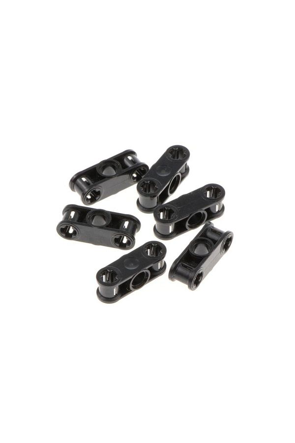 LEGO-Original Technic Moc Custom Axle Pin Connector 3l with Middle Pin Black 4 Pieces to Ship 1
