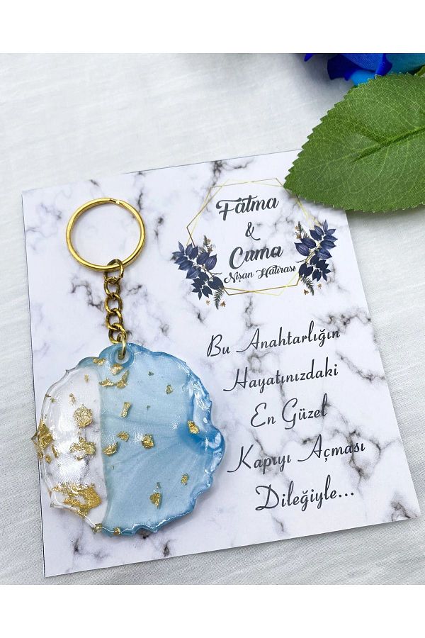 Mia Luxurious-Epoxy Keychain with 24 Cards (Propriation Gift & Henna Gift & Circumcision Gift) 1