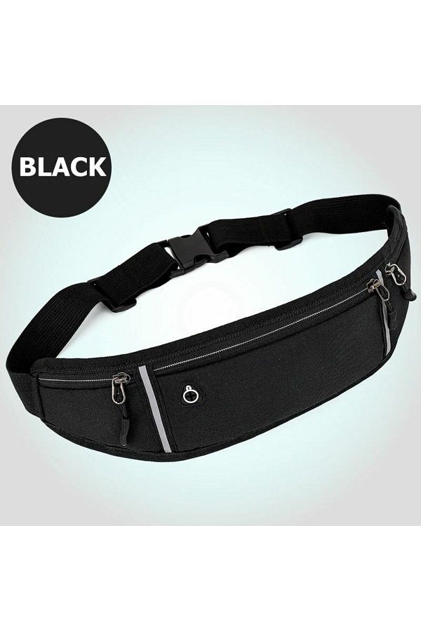 Choice Reflective Stripe Running Pouch Runners Belt Workout Waist Bag Unisex Adjustable Lightweight Gym Trendyol
