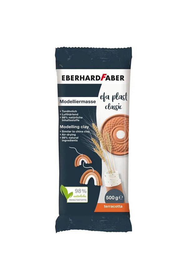Eberhard Faber-Efa Plast Classic 500 gr Earth Color Saramic Dough 1