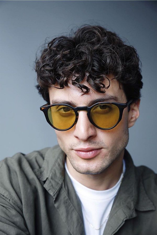 Bilge Karga Amora Matt Leopard Nude Men s Sunglasses Trendyol