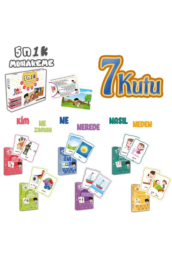 Dağ Yayıncılık-5n1k ADVISORY - 5N1K QUESTION ANSWORK SET 7 BOX 1