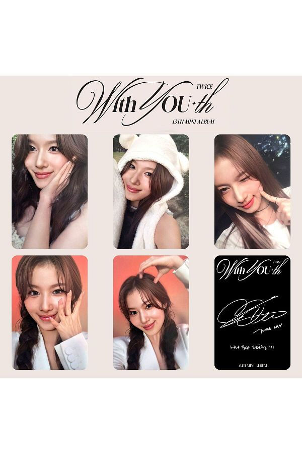 Kpop Dünyasi TWICE Sana '' With Youth'' Photocard Set- Trendyol