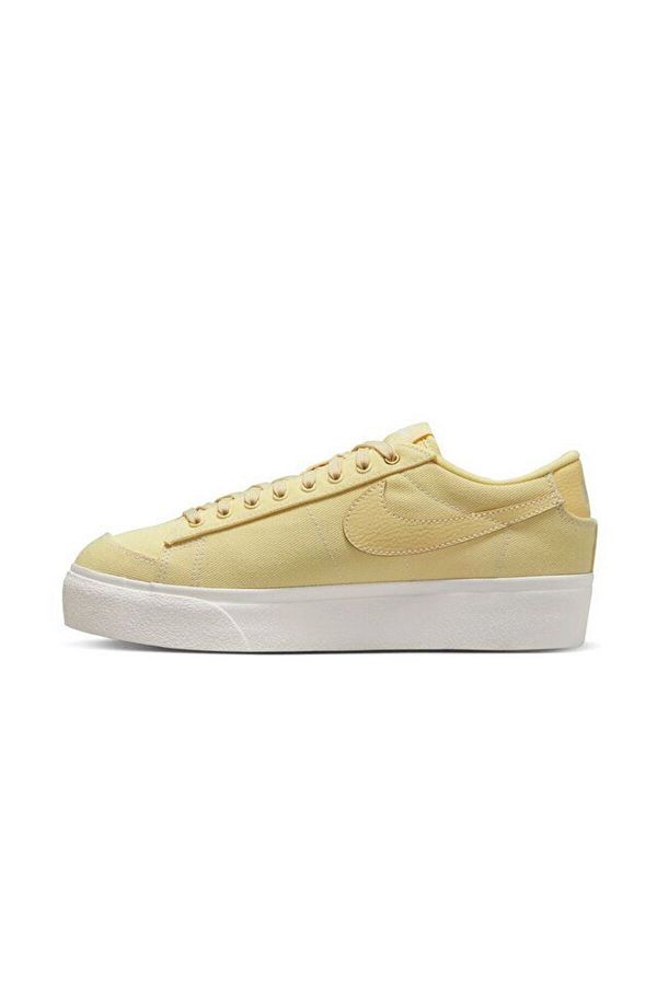 Nike yellow platform shoes online