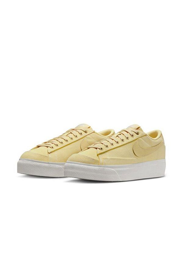 Nike Yellow Blazer Low Platform Canvas Women s Sneakers Style Sports Trendyol