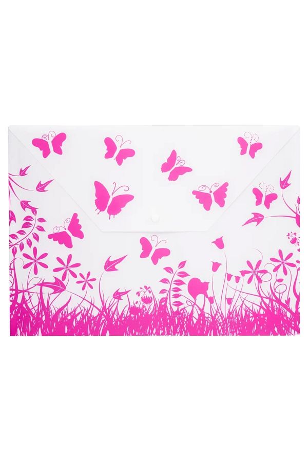 Bigpoint-Bp236 Snap-On A4 File Butterfly Patterned (PACK OF 12) 1