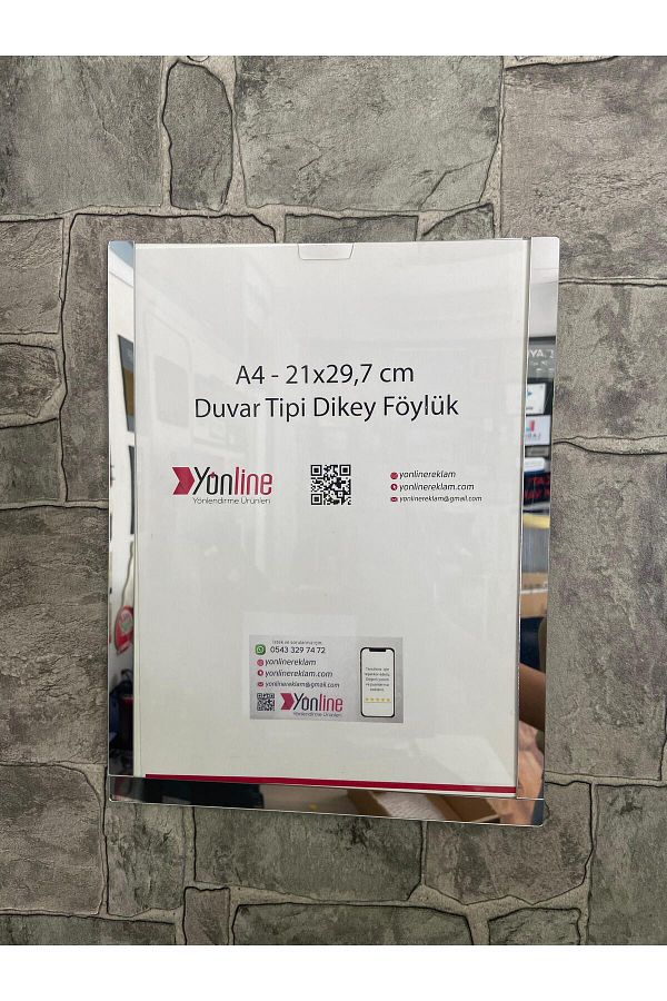 Yönline-A4 Plexi Fountain - Easy to Switch Wall and Door Type 1