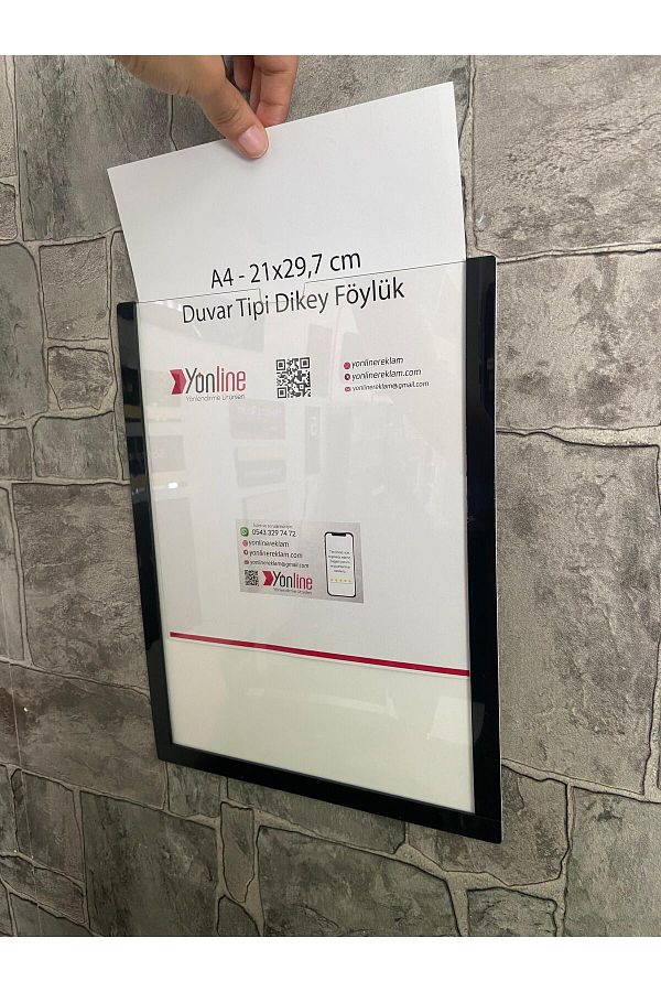 Yönline-A4 Plexi Fountain - Easy to Switch Wall and Door Type 1