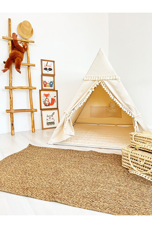 PAMUKA Kamp Çadırı Boho & Oyun Halısı