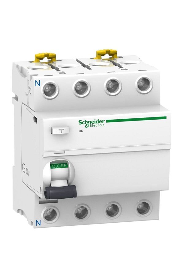 Schneider Electric-Schneider A9R11480 - 4X80A 30Ma Iiid Residual Current Protection Relay 1