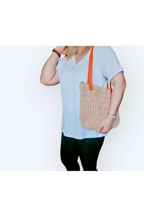 Berk Shoulder Bag Beige Ethnic pattern Trendyol