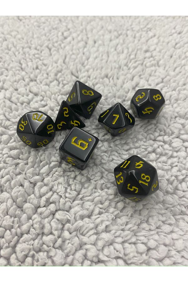 DiceLand-DND FRP Dice Set - Dark Sai 1