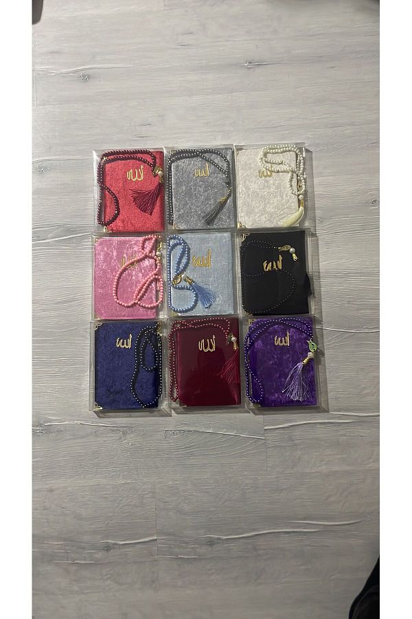 Classy-10 Pieces of Gift Sheriff and Rosary Set in Assorted Colors 1