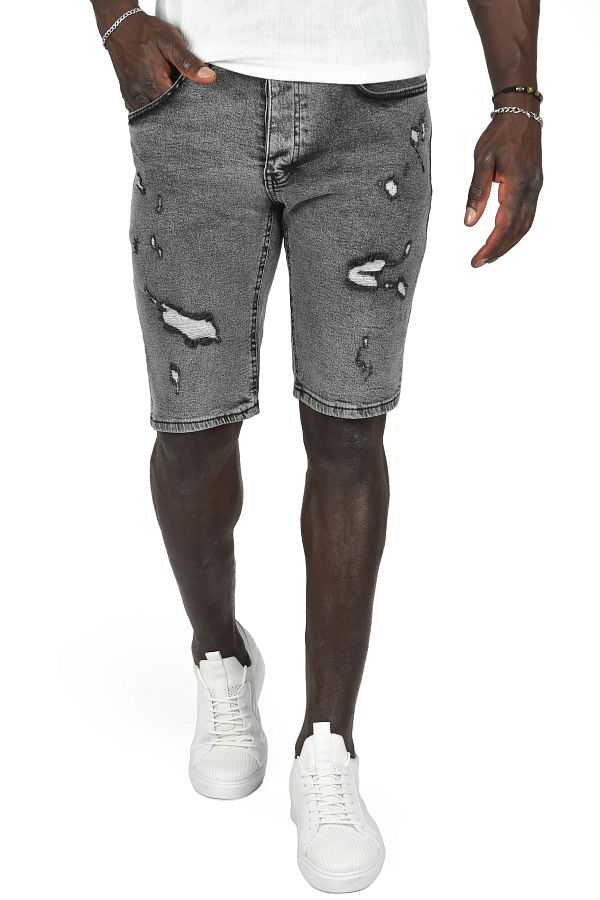 Gray capri jeans best sale