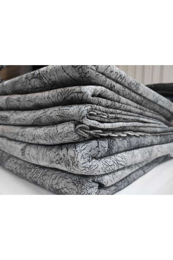 Selçuklu Tekstil-Sponge Sofa Sofa Bed Cover Vein Patterned Bright Gray 1
