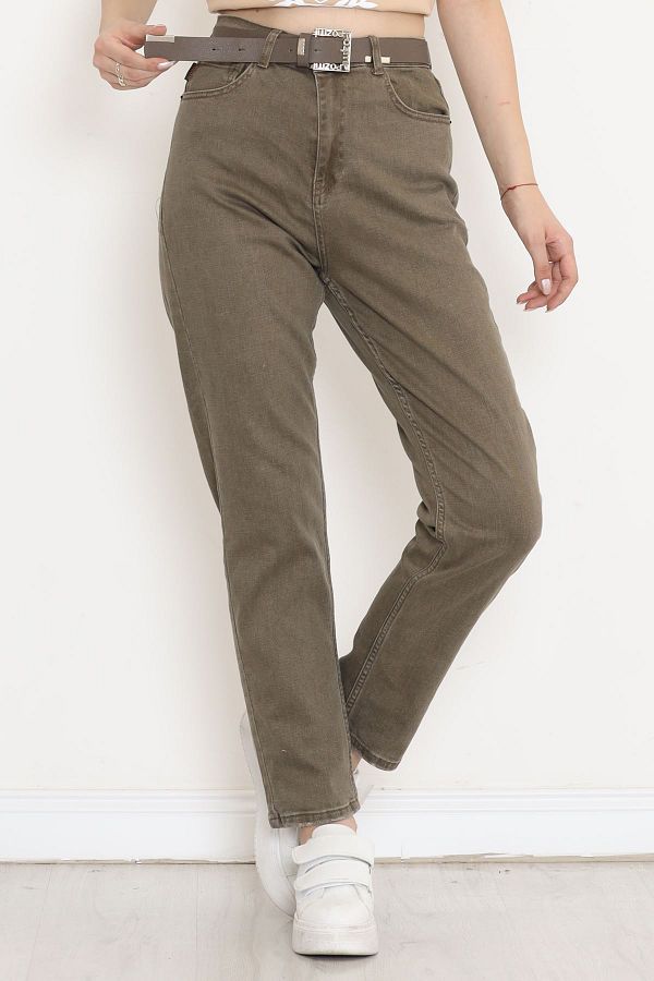 Mom jeans khaki clearance