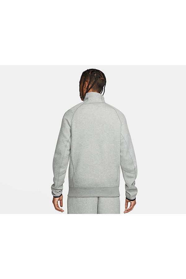 Nike Gray Men s Sweatshirts M Nk Tch Flc Hz FB7998 063 Daily Use Trendyol