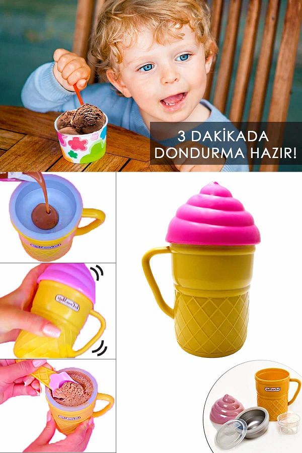 Magic ice cream maker top