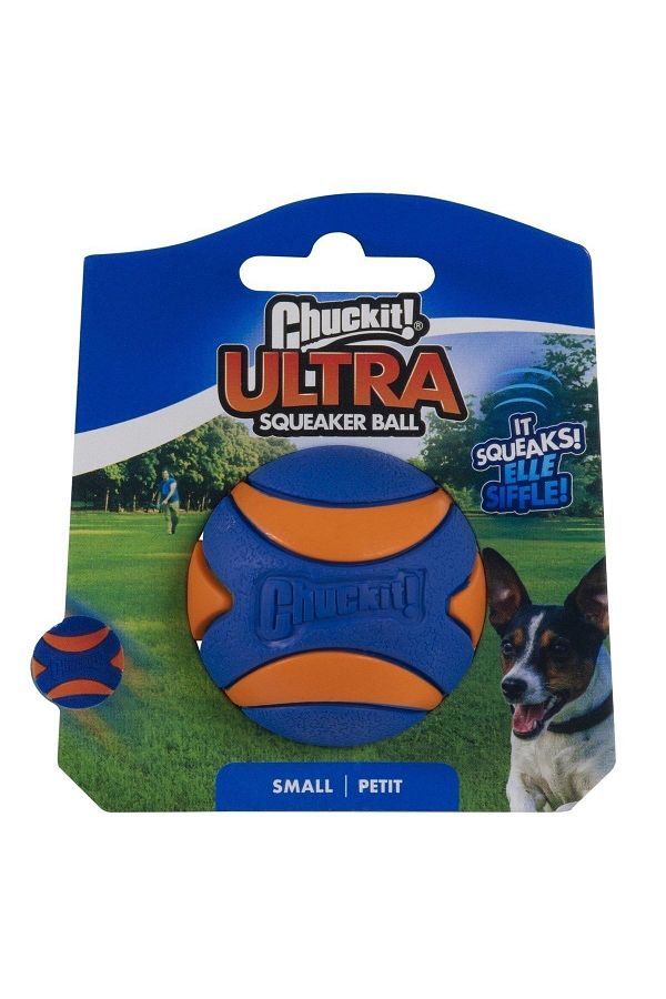 Chuckit Utra Squeaker Dog Play Ball with Sound Small Size Trendyol