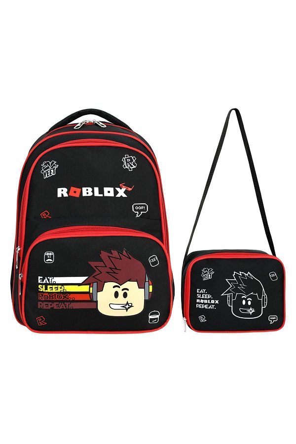 YOUOY Roblox Black Primary School and Lunch Box Set Trendyol