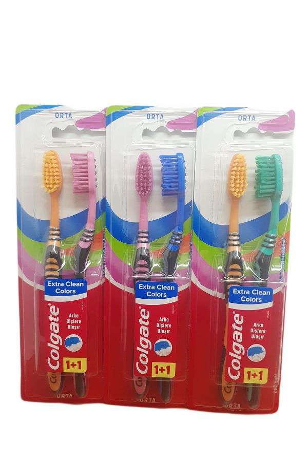 Colgate-EXTRA CLEAN COLORS - 1+1 Outer Brush 1