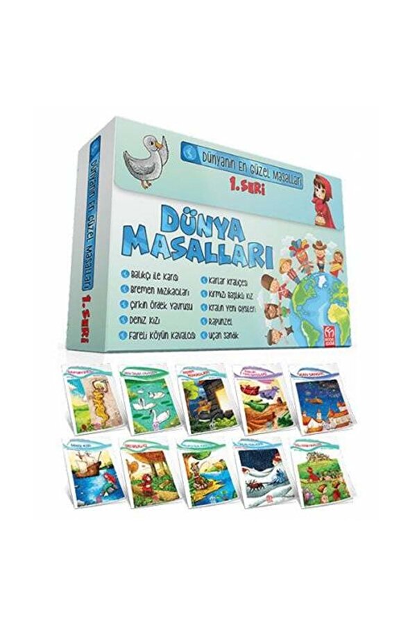 Model Yayınları Model Çocuk Dünya Masalları 1. Seri Hikaye Seti