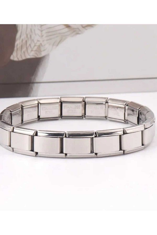 Agora Tak Unisex Italian Charm Bracelet Stainless Steel Unwritten Bracelet