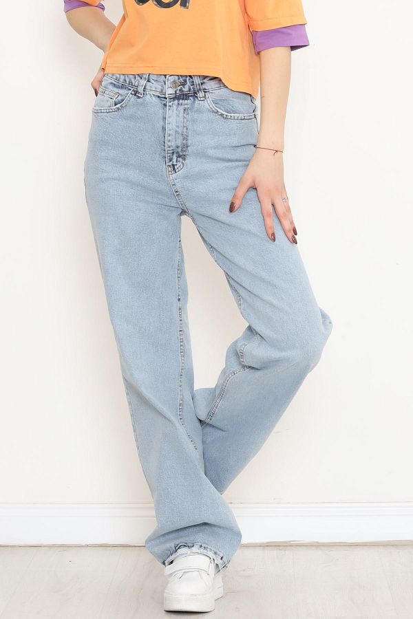 Paris Collection Ice Blue Palazzo Jeans 18697.1843. Trendyol