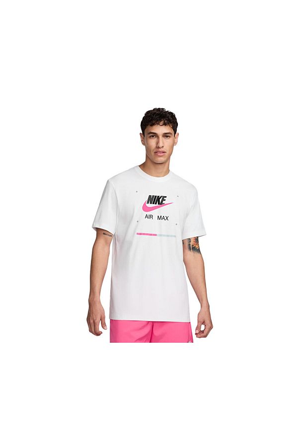 Nike Men's White Casual T-Shirt - M Nsw Tee Fw Cnct FV3778