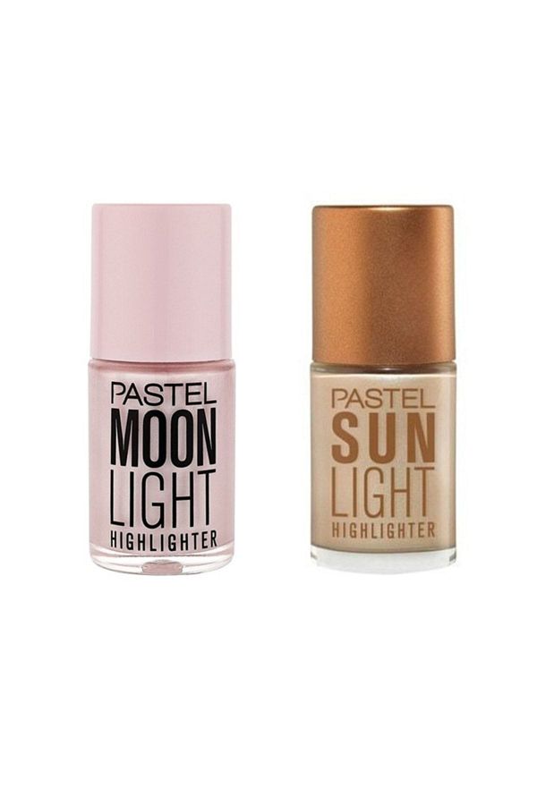 Pastel-Liquid Illuminator - Sun Light Highlighter 4.2 Ml + Moon Light Highlighter No:100 Illuminator 1