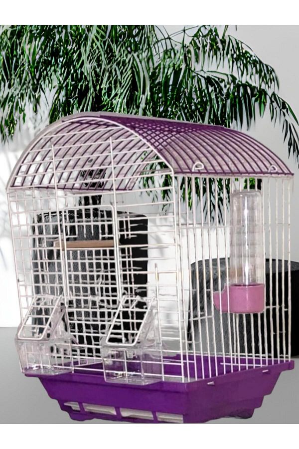 EYN PETSHOP Double Door Budgie Cage 2 Pieces of Feeders 1 Pieces of Perches 1 Piece of Water Bottle Surprise 1 Piece of Gift Trendyol