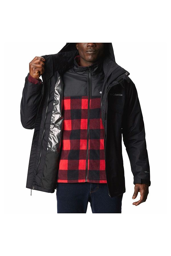 Columbia Bugaboo Ii Fleece Interchange Men s Black Hooded Coat Trendyol