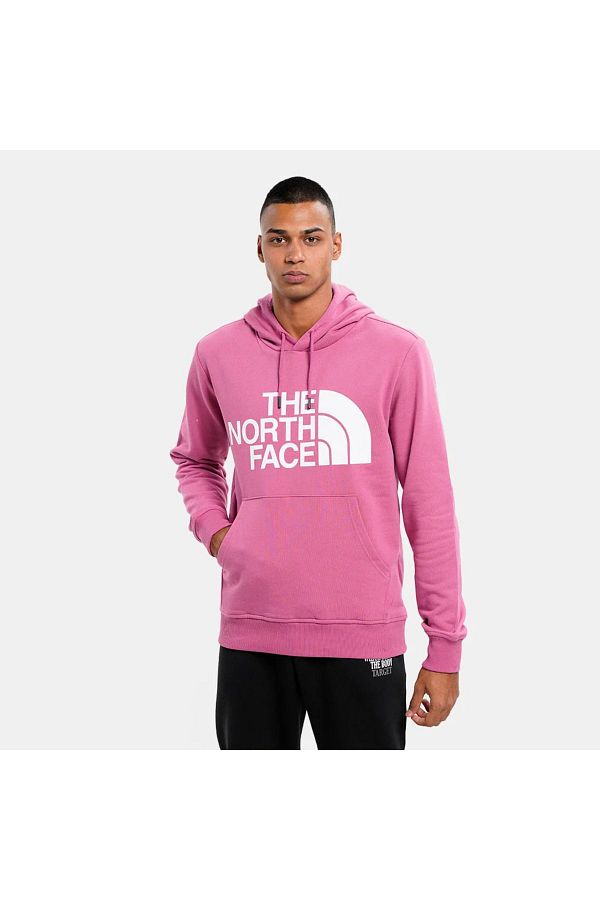 Pink north face sweatshirt on sale
