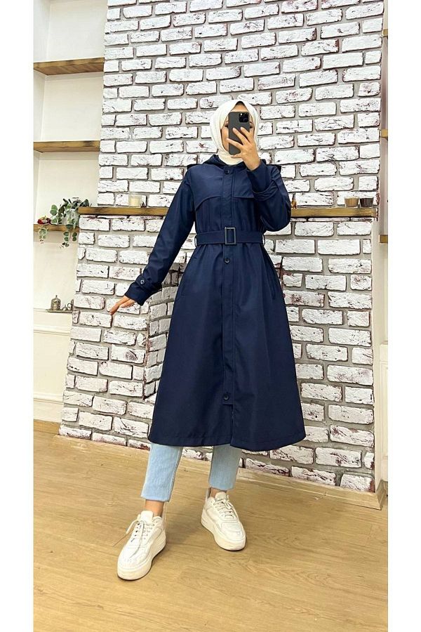 Flowing trench coat shop